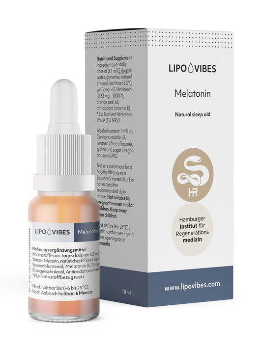 LipoVibes Melatonin - natürliche Einschlafhilfe